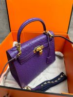 Сумка HERMES KELLY Ostrich страус 28 см золото