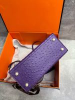 Сумка HERMES KELLY Ostrich страус 28 см золото