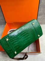 Сумка HERMES Birkin Crocodile 35 см золото