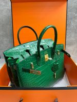 Сумка HERMES Birkin Crocodile 35 см золото