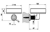 Gessi Inciso Мыльница 58502 схема 2