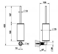 Ёршик Gessi Inciso 58520 схема 2