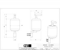 Gessi Goccia Диспенсер для жидкого мыла 38013 схема 2