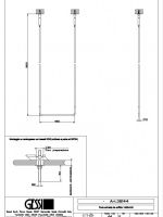 Gessi Goccia Полотенцедержатель 38144 45 см схема 2