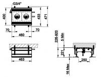 Линейный профиль Gessi 61123 схема 2