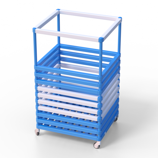 Корзина для инвентаря пластиковая в бассейн