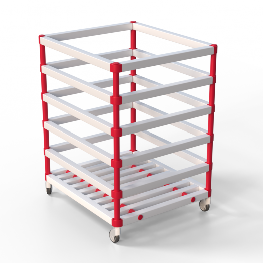 Корзина для инвентаря пластиковая в бассейн 1000х600х970 мм