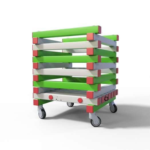 Корзина для инвентаря пластиковая в бассейн 570х570х570 мм