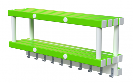 Полка навесная пластиковая в бассейн