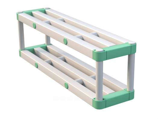 Полка навесная пластиковая в бассейн (закруглённая)