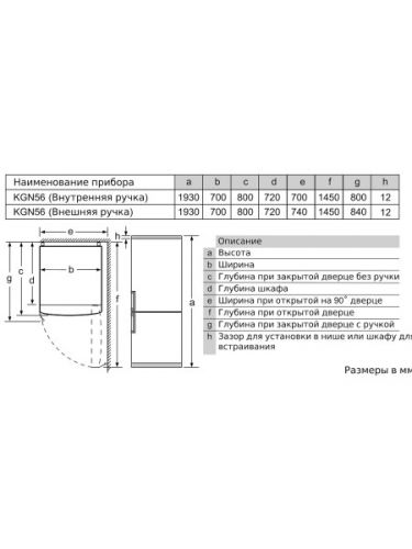 Холодильник Bosch KGN56LW31U
