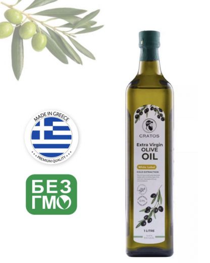 Масло 1л. Cratos "Оливковое" (стекло)