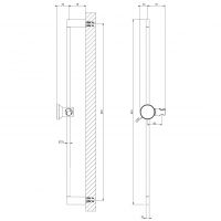 Душевая штанга Gessi Origini 66144 схема 2