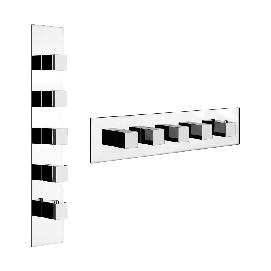 Gessi Quadro Wellnes смеситель для ванны/душа 43008 схема 1