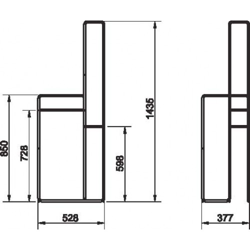 Gessi Goccia Полотенцедержатель 38140 схема 2