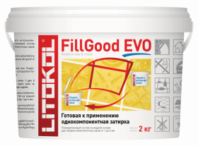 Затирочная Смесь Litokol Fillgood EVO 2кг F.205 Travertino, Готовая к Применению Однокомпонентная Полиуретановая / Литокол.