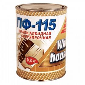 Эмаль ПФ-115 White House 1.8кг Салатный, Сверхпрочная Глянцевая.