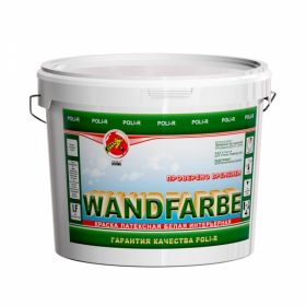 Краска для Стен и Потолков Poli-R Wandfarbe 3.5кг Белая, Интерьерная.
