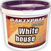 Краска Фактурная для Стен 18кг White House Белая, для Внутренних и Наружных Работ