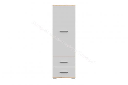 Стеллаж СТ-1.130 FUN Белый/Дуб Сонома