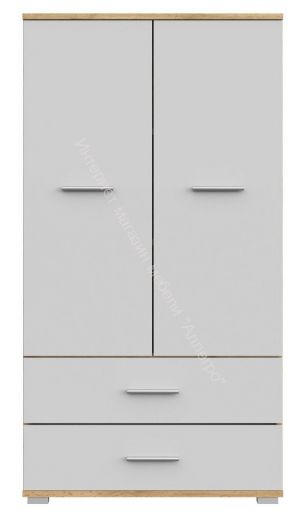 Стеллаж СТ-2.130 FUN Белый/Дуб Вотан