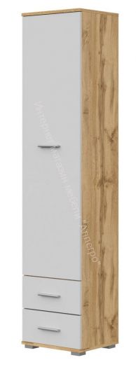 Стеллаж СТ-3.180 FUN Белый/Дуб Вотан