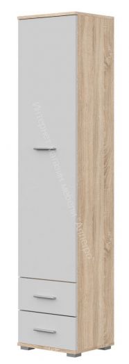 Стеллаж СТ-3.180 FUN Белый/Дуб Сонома