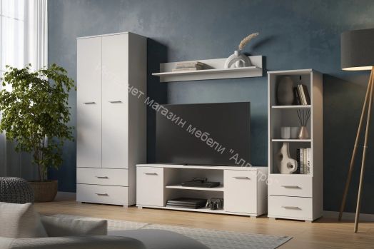 Тумба ТВ-130 FUN Белый/Дуб Сонома