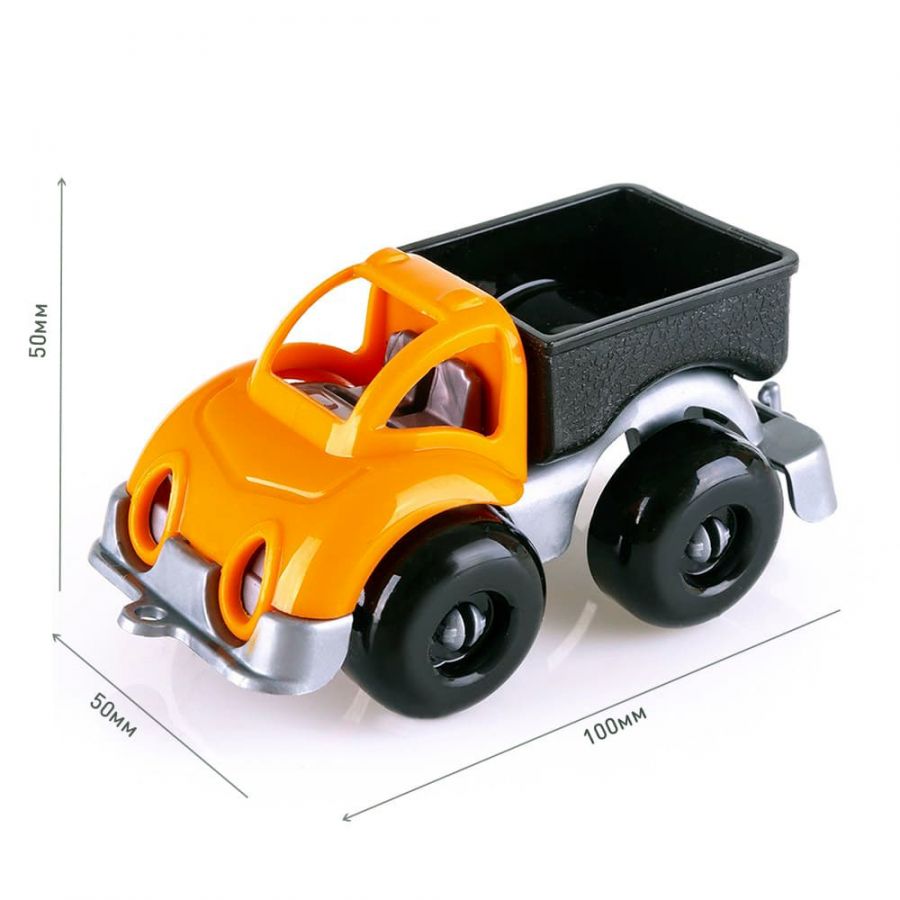 Машинка грузовик "Вжух на стройке" 10 см КНОПА