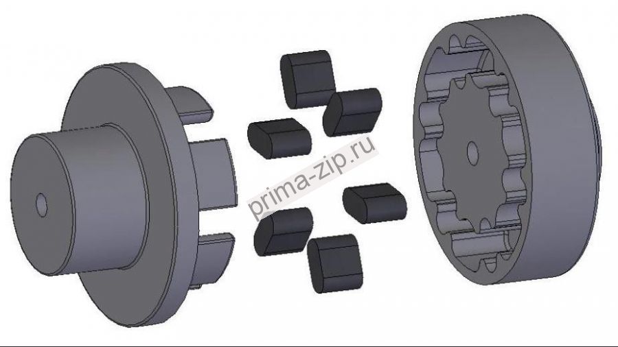 Ш40-4(Б) п/муфта двигателя  Н80.733.03.1301-13