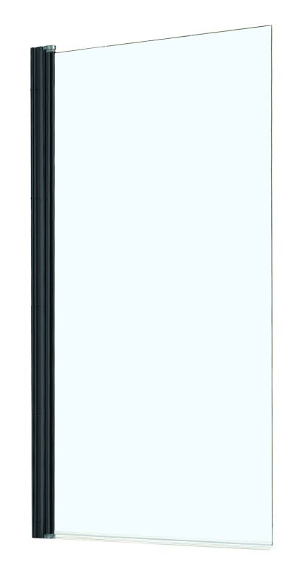 Шторка для ванны Azario MERRIT 800х1400, прозрачное стекло, черный AZ-NF6211-1 800 BLACK