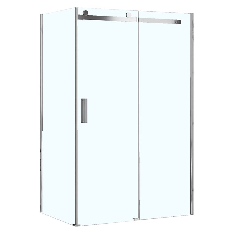 Душевое ограждение Loranto NEO 100x120 прозрачное стекло, Easy clean, профиль серебро, CS-22111-120*100