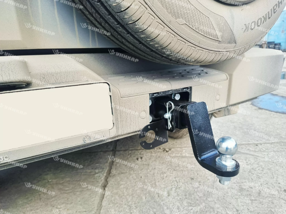 Фаркоп "Уникар" на TANK 300 под квадрат