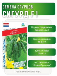 Огурец Сигурд F1, Мировые Семена VITA GREEN