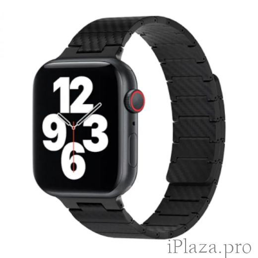 Кевларовый ремешок для часов (магнитный) Carbon Fiber для iWatch 1-9/SE 40/45-49mm I WiWU Wi-WB009