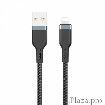 Платиновый кабель Wiwu PT01 USB к Lightning (1,2 метра) - черный