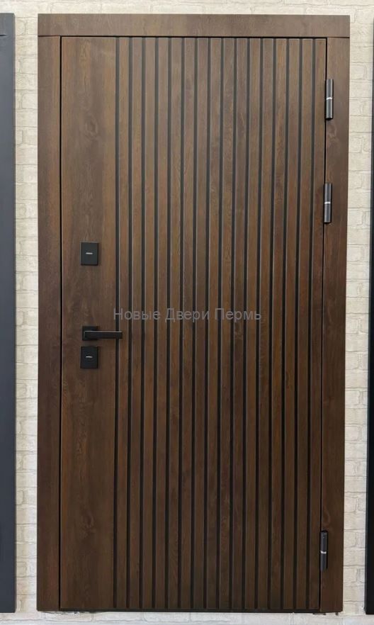 Входная дверь с терморазрывом 12 см Протерма Винорит Белый Рельеф