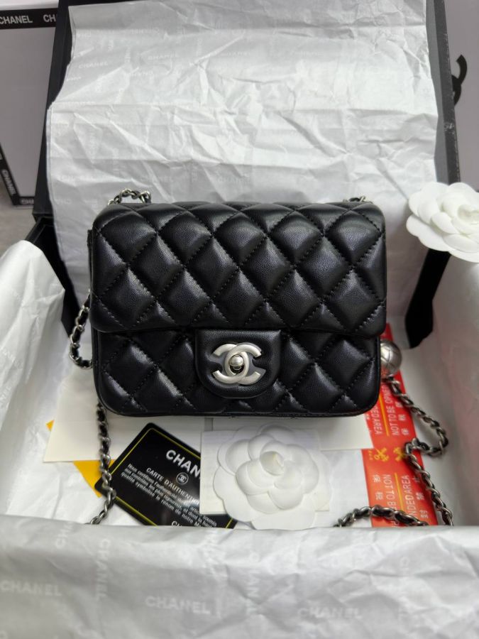 Сумка CHANEL серебро