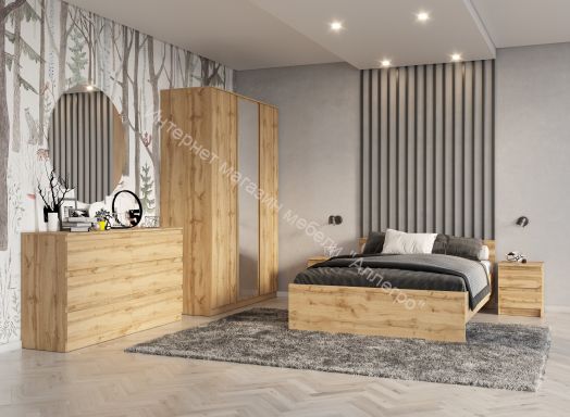 Кровать 140х200 Stern Белый