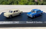 Модель машин дублированная коллекционная Renault 8 и Renault 8 Gordini 1:87