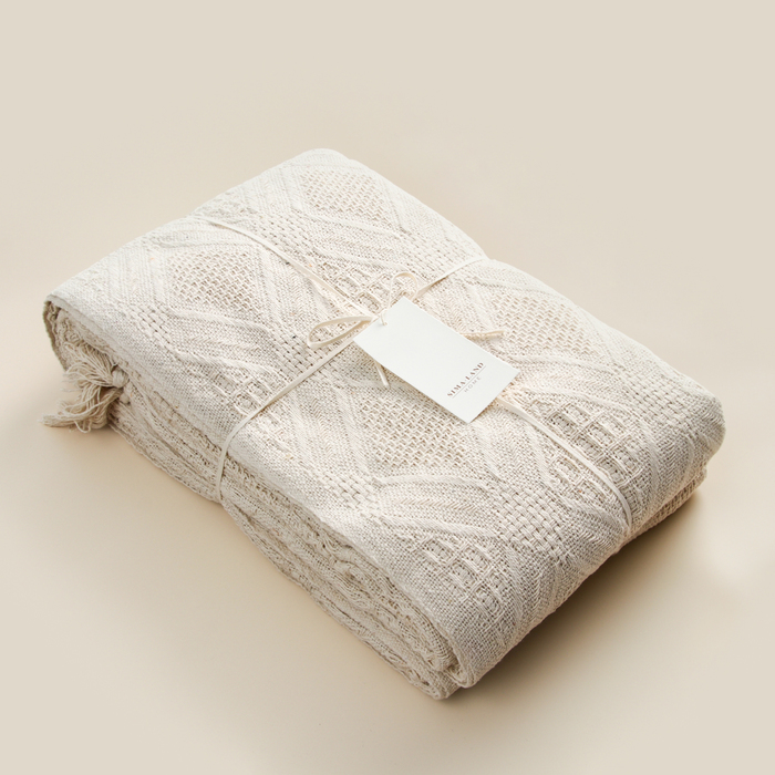 Плед SL Home Cotton 200*240 см , 100% хлопок, 370 гр/м2