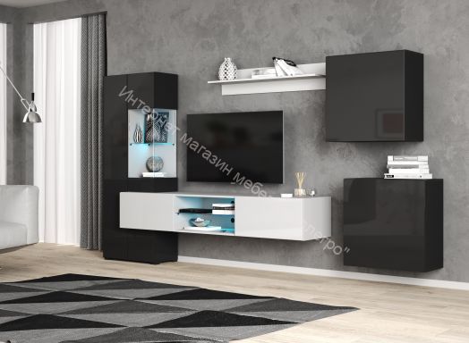 Шкаф навесной Point тип-60 Серый графит