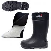 Сапоги зимние Nordman Quaddro (-50°С) ЭВА (черно/серые) без шипов 519090-01