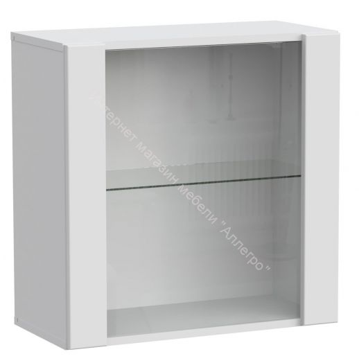 Шкаф навесной Point тип-61 Белый глянец/Белый матовый