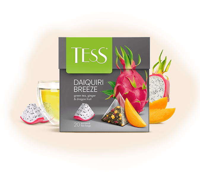 Чай Tess Daiquiri breeze зеленый 20 пирамидок
