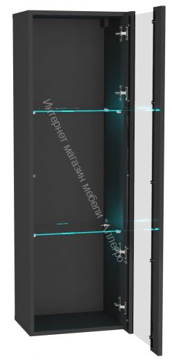 Гостиная Point К-11 Чёрный глянец/Чёрный матовый