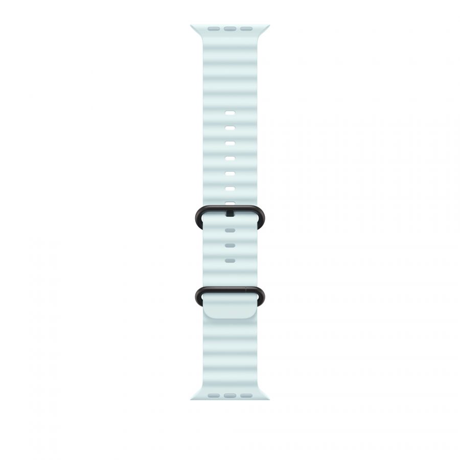 Ремешок Apple Watch Ulta 49mm Ice Blue Ocean Band - Black Titanium Finish оригинал