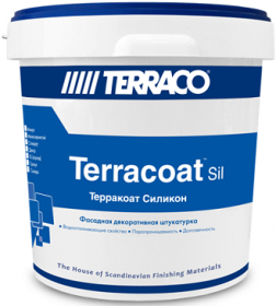 Декоративная Штукатурка Короед Terraco Terracoat XL Sil 25кг цвет 198-6, Силиконовая, Размер Зерна 2.0мм / Террако Терракоат Силикон Короед.