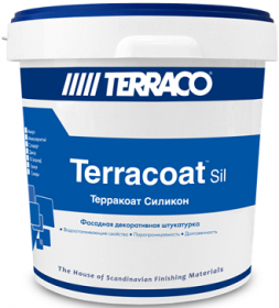 Декоративная Штукатурка Шуба Terraco Terracoat Granule Sil 25кг Силиконовая с Выраженной Зернистой Текстурой, Размер Зерна 2.5мм / Террако Терракоат Гранула Сил.