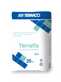 Terraco Terrafix Granite Grey Универсальный Клей для Клинкера, Керамогранита и Натурального Камня 25кг.